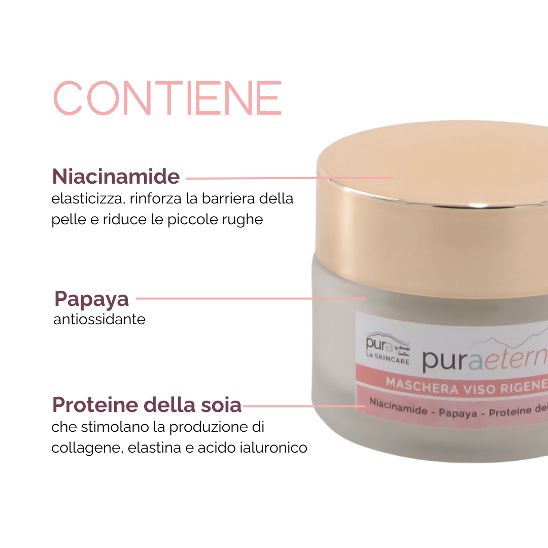 Maschera viso rigenera - PuraEterna