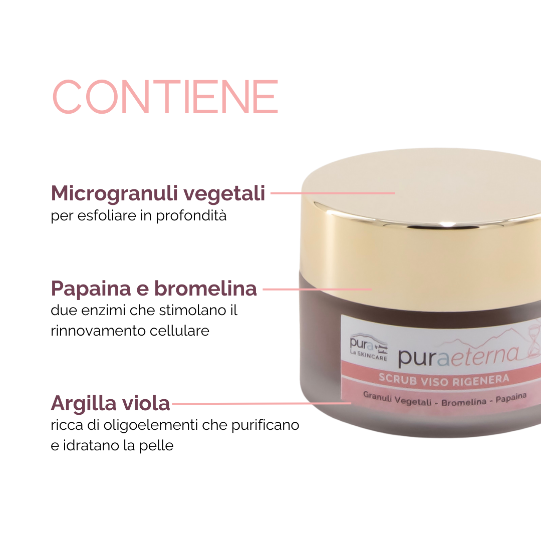 Scrub viso rigenera - PuraEterna