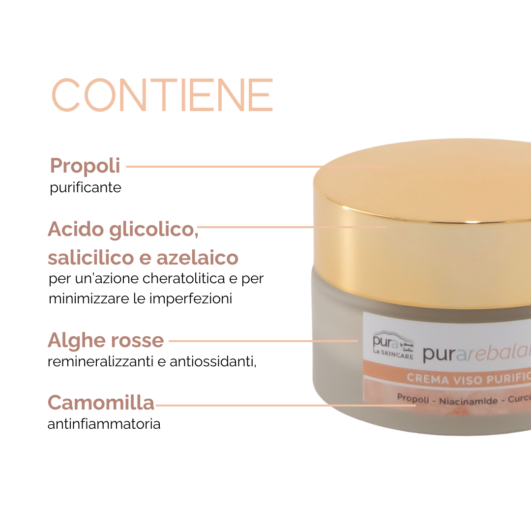 Crema viso purifica - PuraRebalance